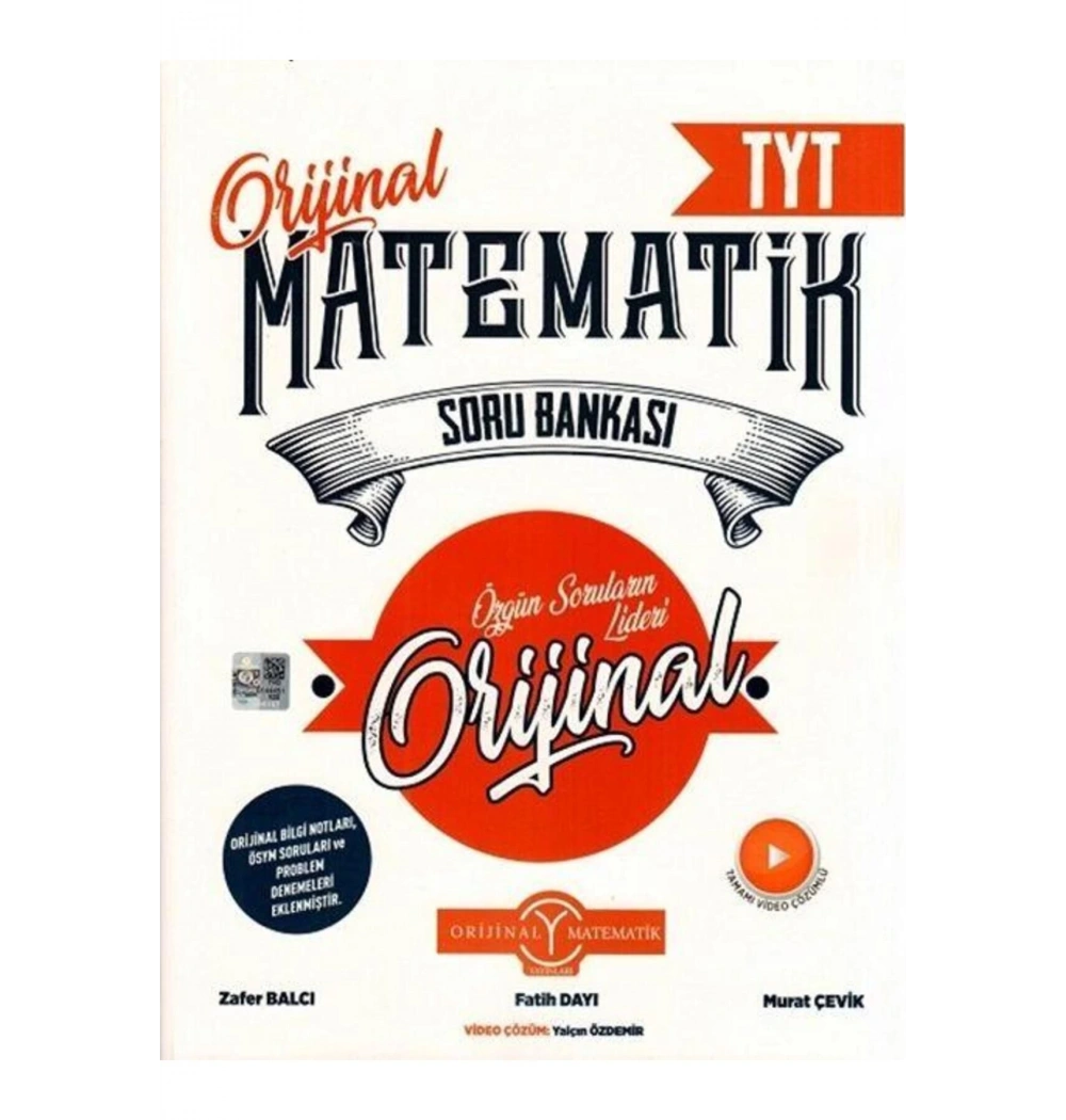Orijinal Tyt Matematik Soru Bankası