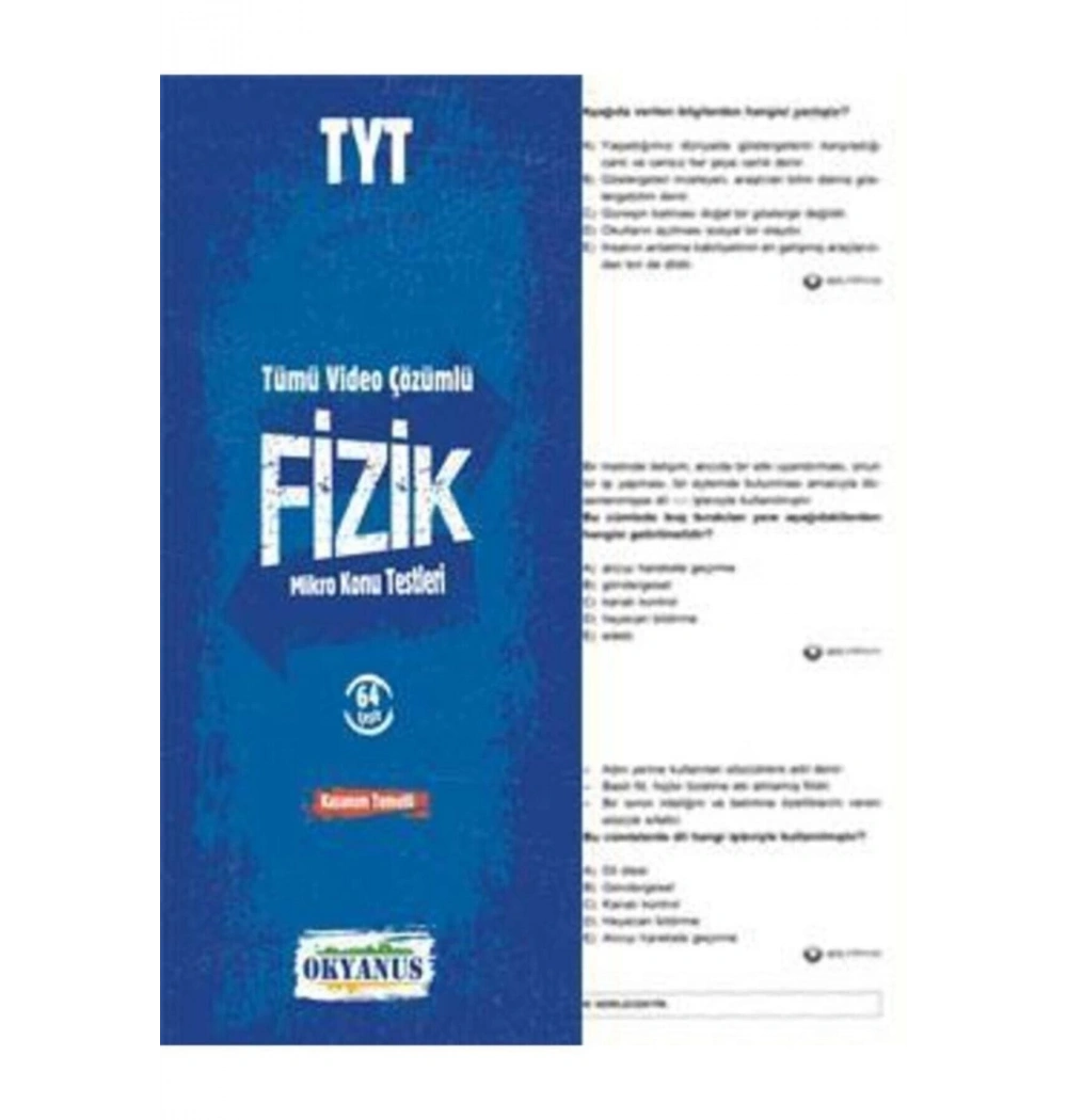 Tyt Fizik Yaprak Test   Okyanus