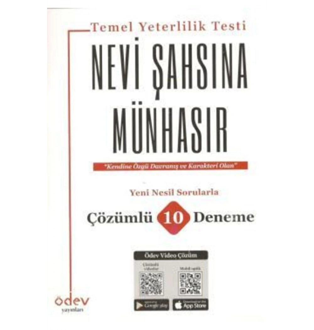 Tyt Nevi Şahsına Münhasır Çözümlü 10 Deneme   Ödevyayın