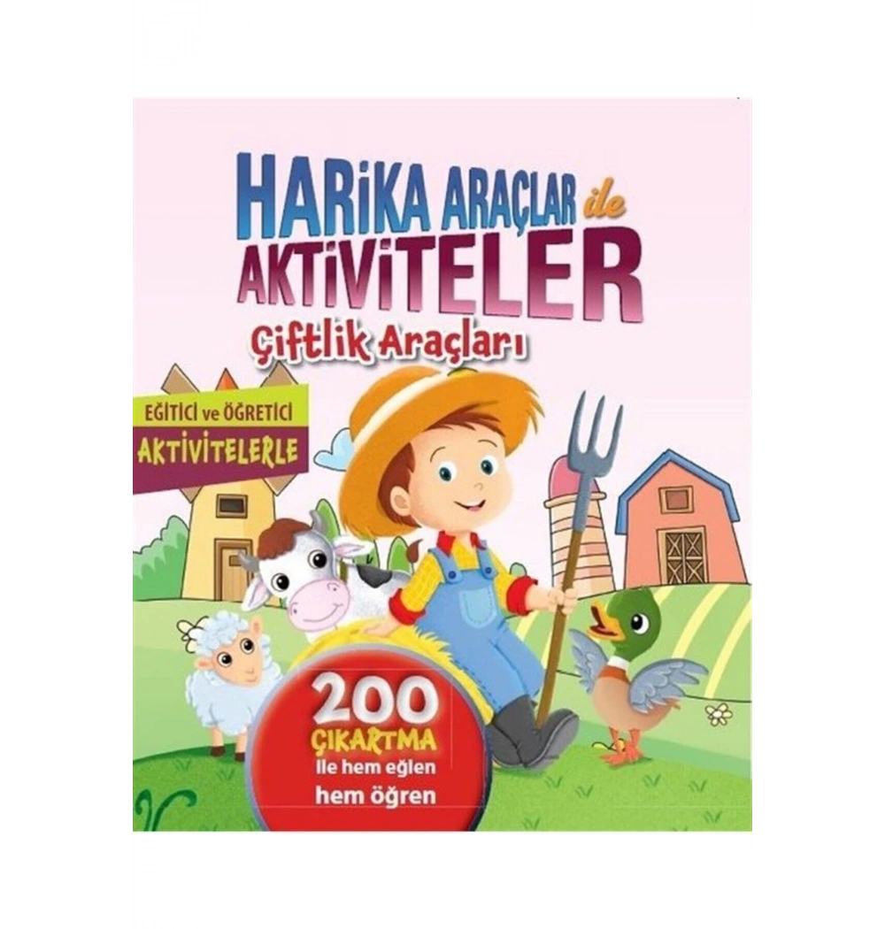 Harika Araçlar İle Aktiviteler   Çiftlik Araçları 200 Çıkartma  Revzen