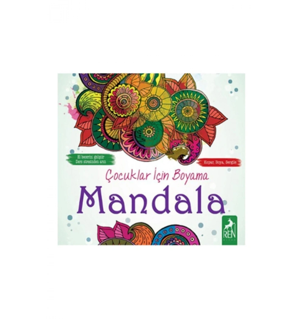 Çocuklar İçin Boyama Mandala Ren Çocuk
