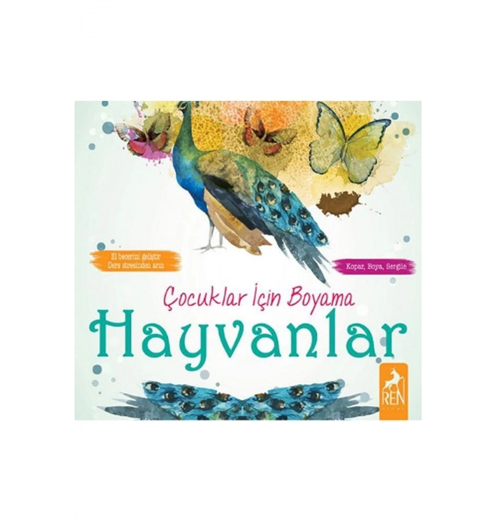 Çocuklar İçin Boyama Hayvanlar  Ren