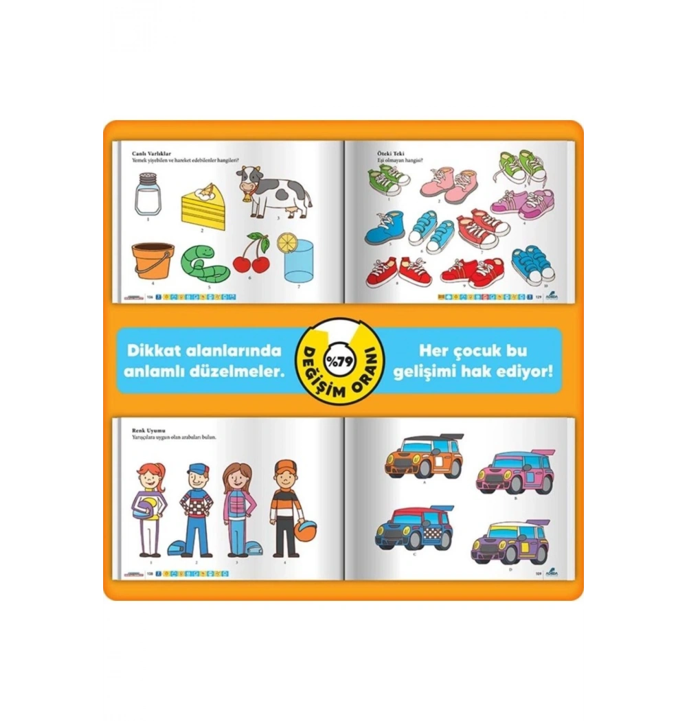 Adeda Dikkati Güçlendirme Seti 3+Yaş Kutulu