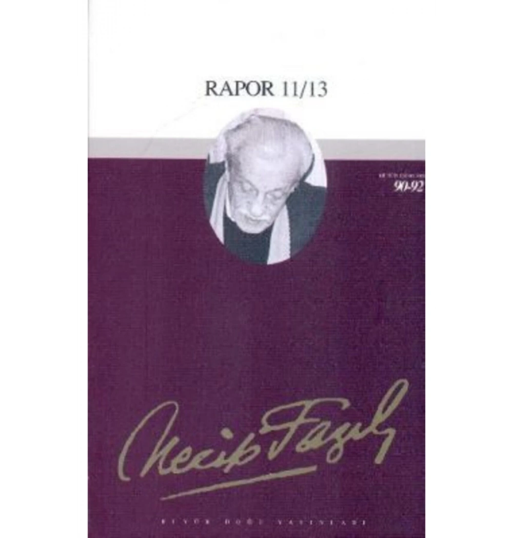 Rapor 11-12-13  074 Necip Fazıl Kısakürek      Büyük  Doğu