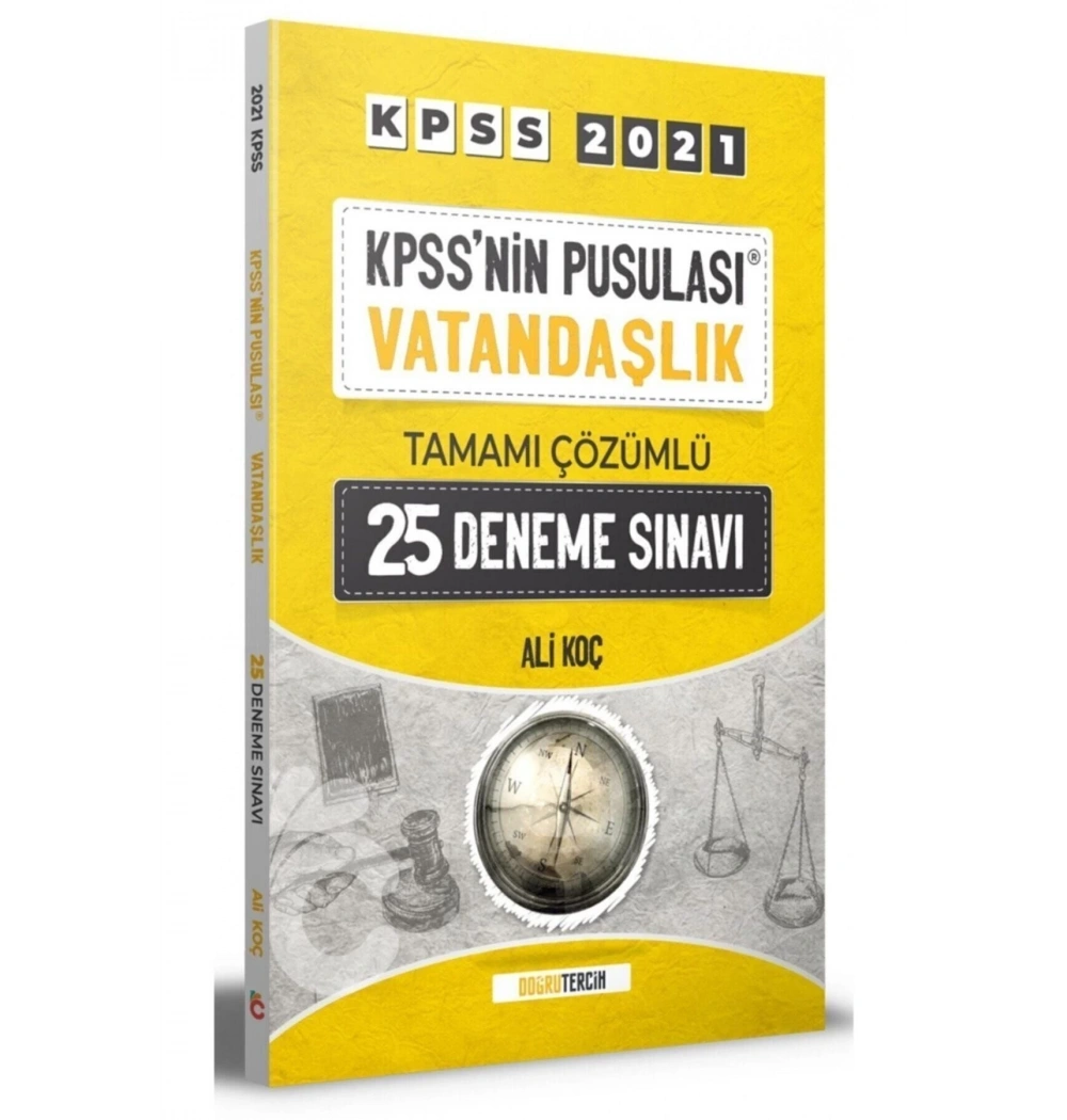 Kpss 2021 Vatandaşlık Çözümlü 25 Deneme Doğru Tercih