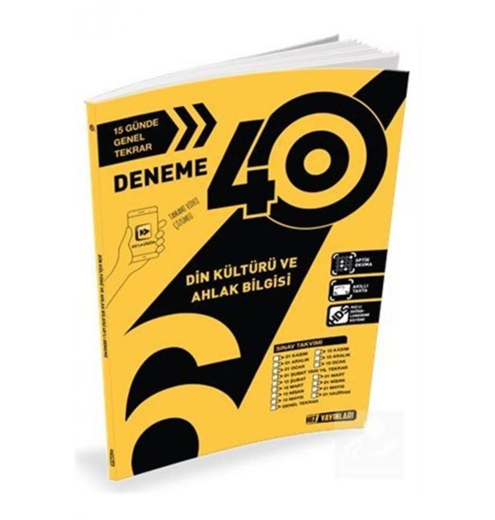 6.Sınıf Din Kültürü 40 Deneme Hızyayın