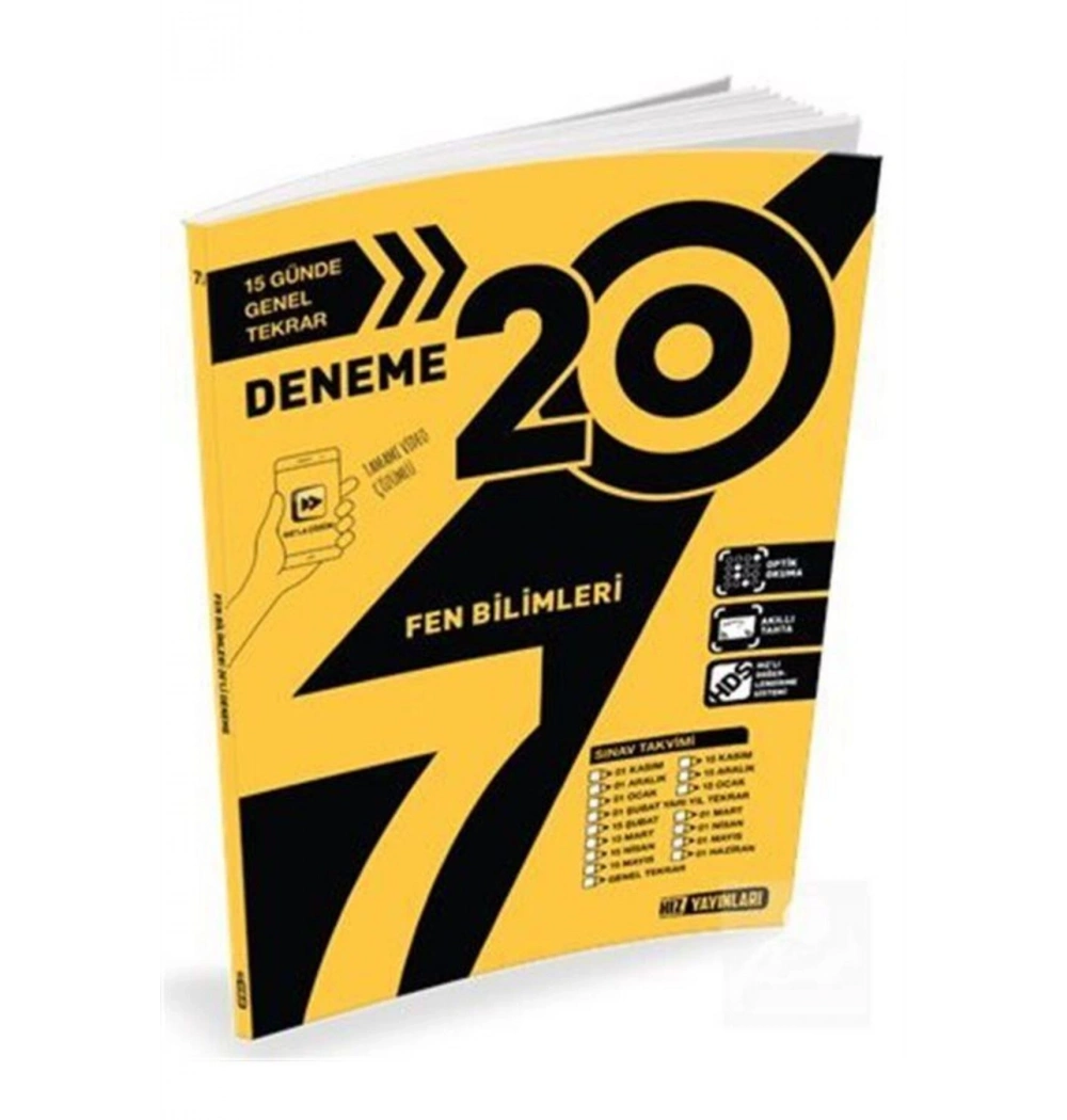 7.Sınıf Fen Bilimleri 20 Deneme   Hızyayın