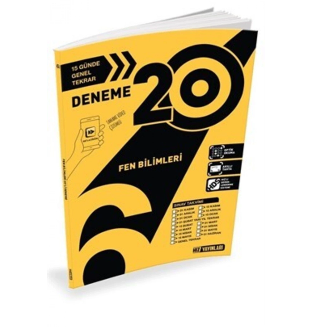 6.Sınıf Fen Bilimleri 20 Deneme Hızyayın