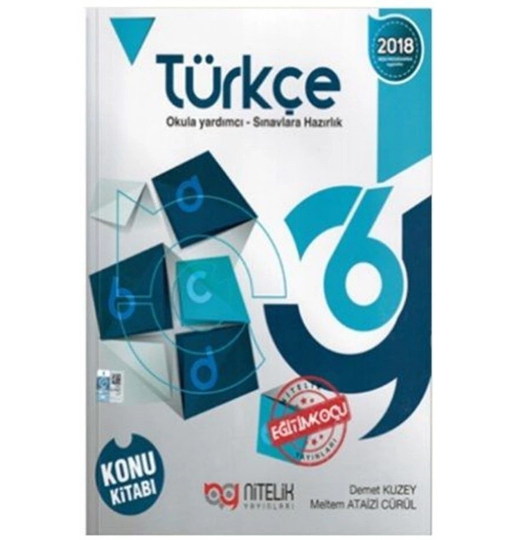 6.Sınıf Türkçe Konu Kitabı   Nitelik