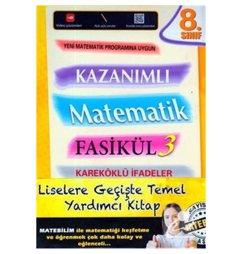 Karekod 8.Sınıf Matematik Fasikül 3  Kareköklü İfadeler