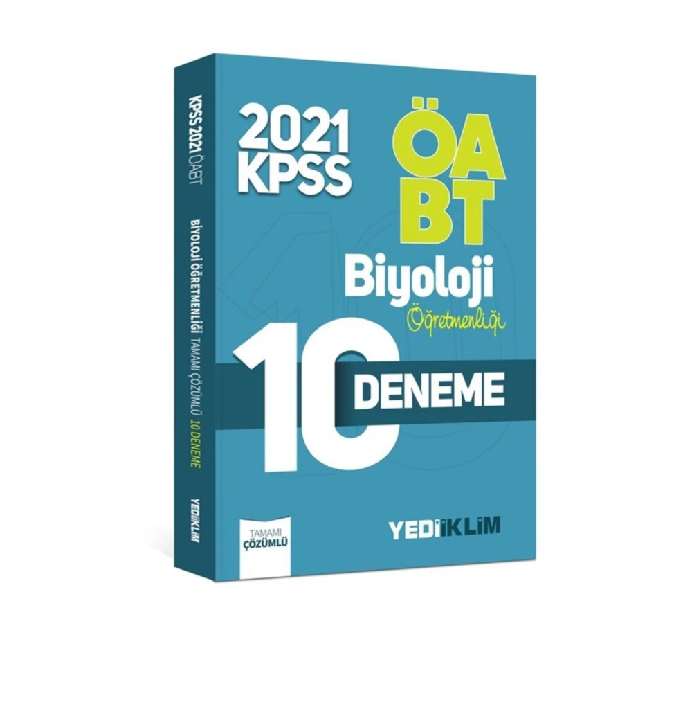 Öabt 2021 Biyoloji Öğretmenliği 10 Deneme Yediiklim