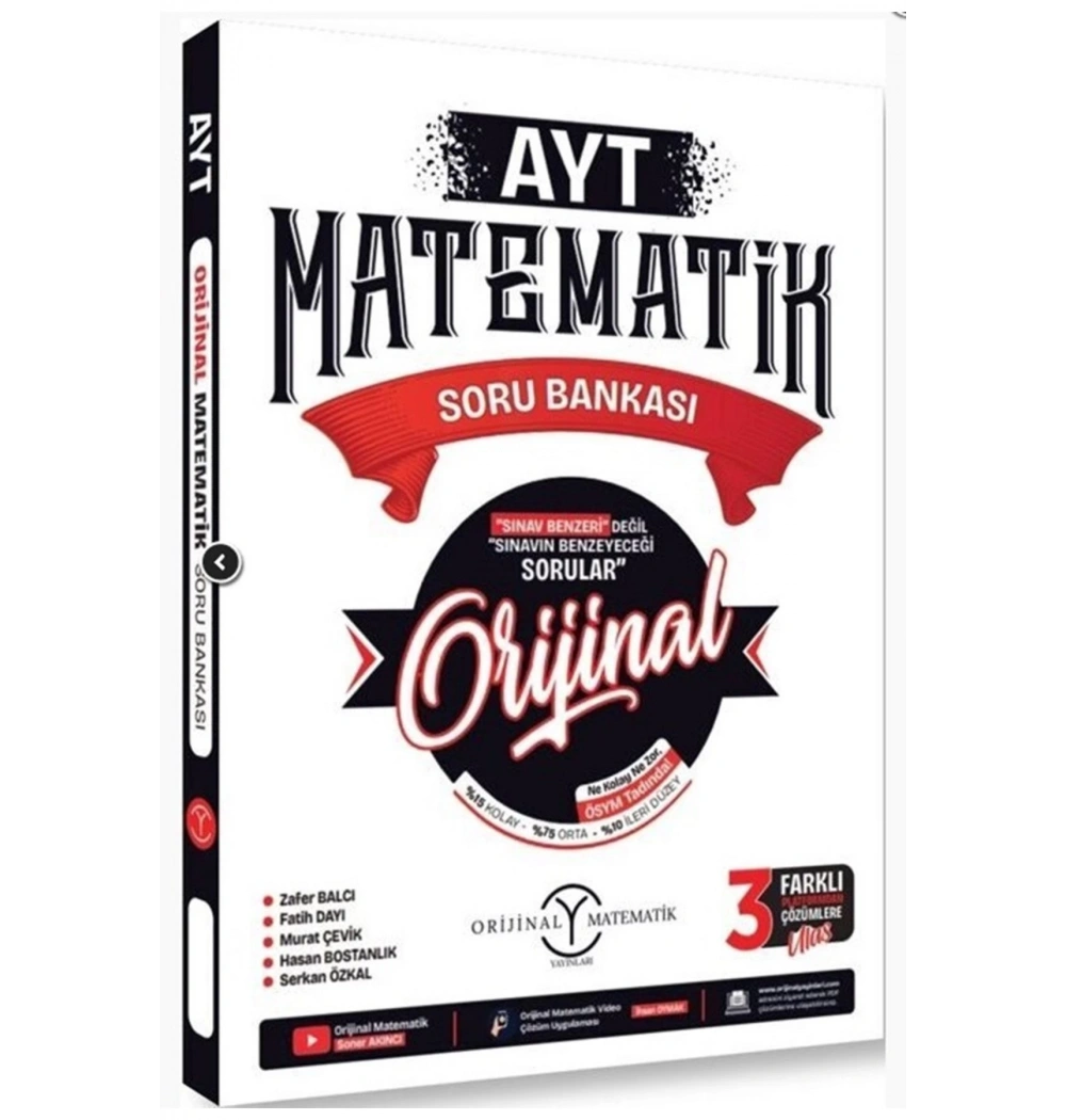 Orijinal Ayt Matematik Soru Bankası