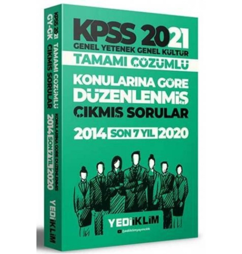 Kpss 2021 Gy Gk 2014-2020 Çıkmış Sorular Çözümlü  Yediiklim