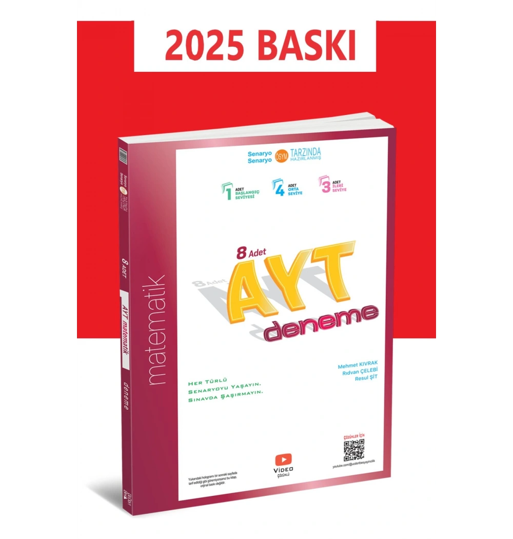 Üçdörtbeş Ayt Matematik 10 Deneme
