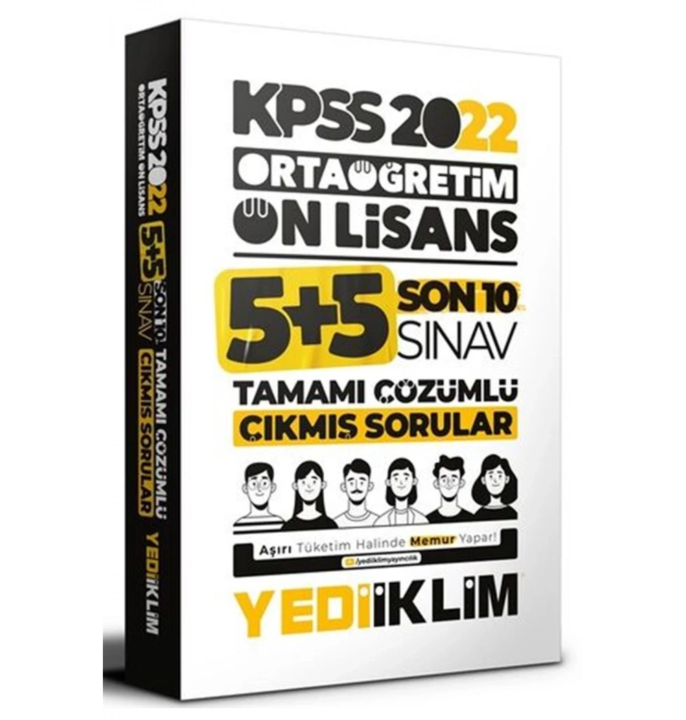 2022 Kpss Ortaöğretim Önlisans Son On Sınav  Yediiklim