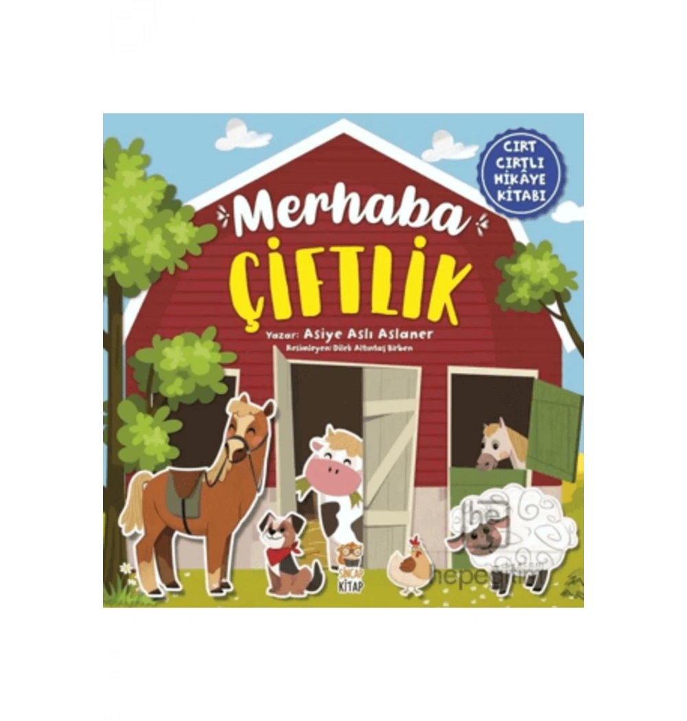 Merhaba Çiftlik Cırt Cırtlı Hikaye Kitabı Sincap Kitap