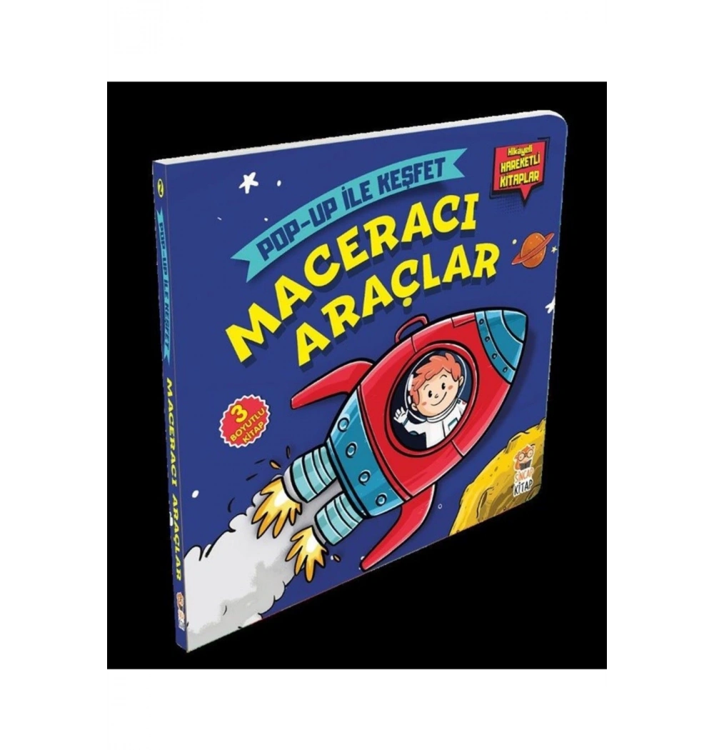 Maceracı Araçlar Pop Up İle Keşfet 3 Boyutlu Kitap Sincap Kitap