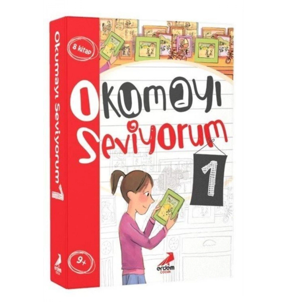Okumayı Seviyorum 1- 8  Kitap   Erdem  Yayınları