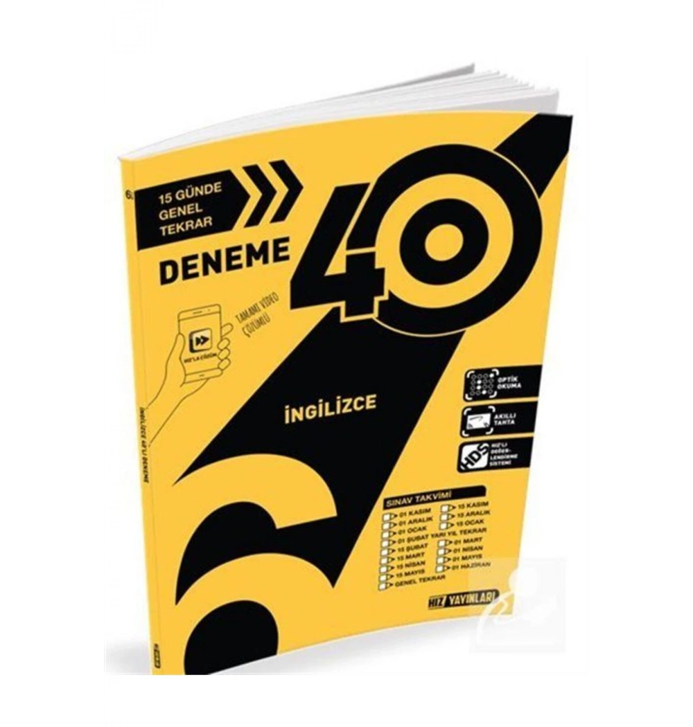 6.Sınıf İngilizce 40 Deneme Hızyayın