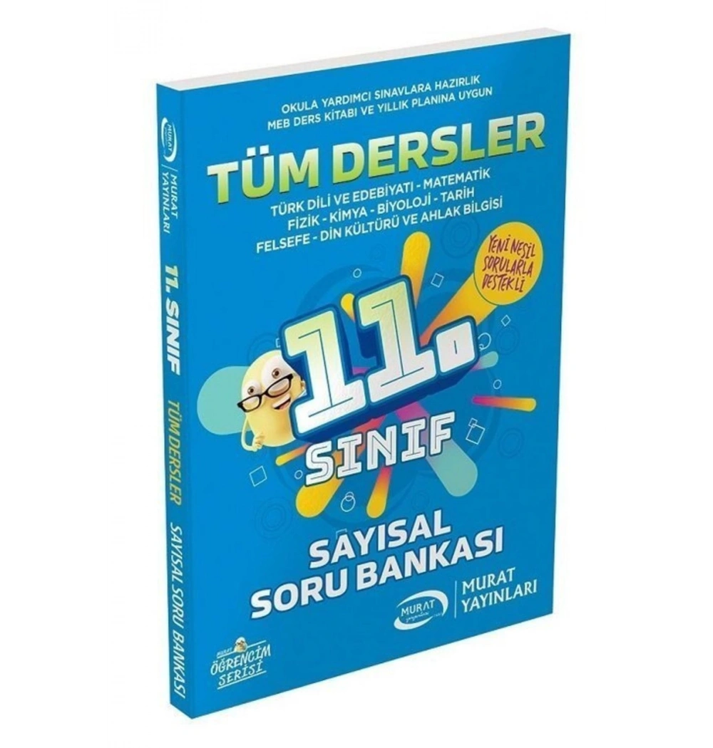 Murat 3371-11.Sınıf Tüm Dersler Sayısal Soru Bankası