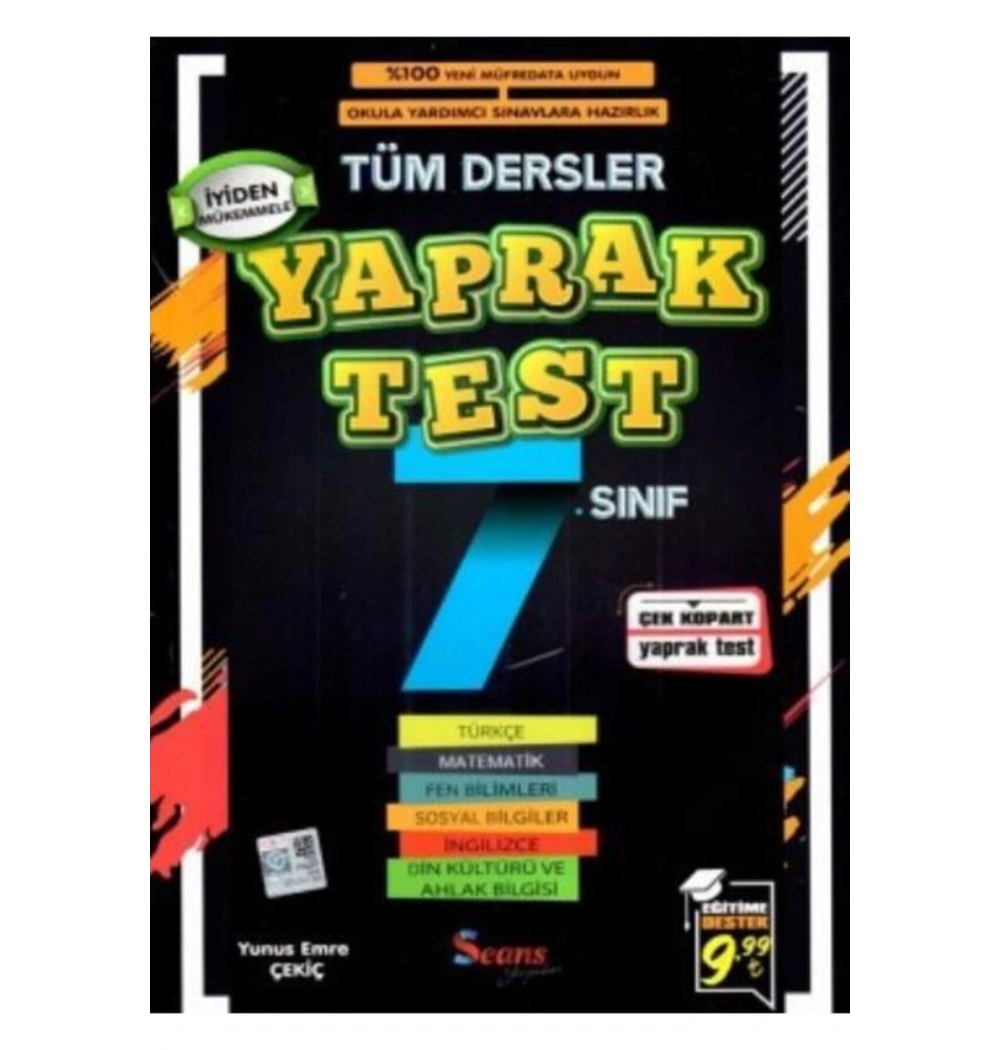 7.Sınıf Tüm Dersler Yaprak Test Seans
