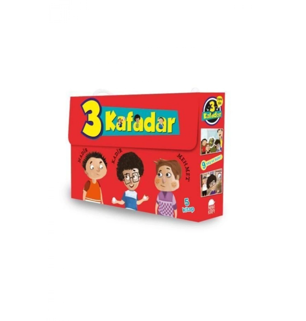 3 Kafadar 2 Tekno Tim 5 Kitap Mavi Kirpi