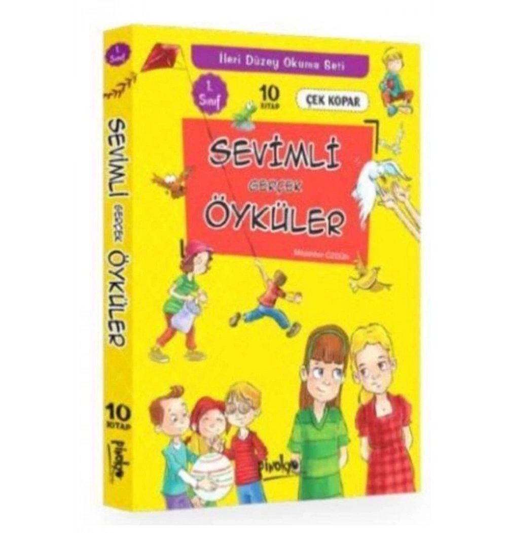 1.Sınıf Sevimli Gerçek Öyküler 10 Lu Set Pinokyo
