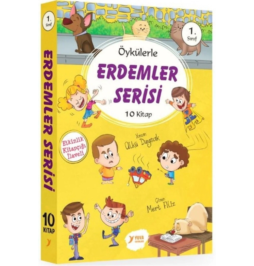 1.Sınıf Öykülerle Erdemler Serisi10 Kitap Takım Yuva Yayın