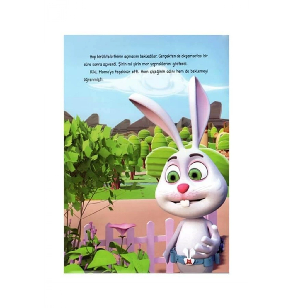 Momo Akıllı Tavşan Tuhaf Çiçek Erdem