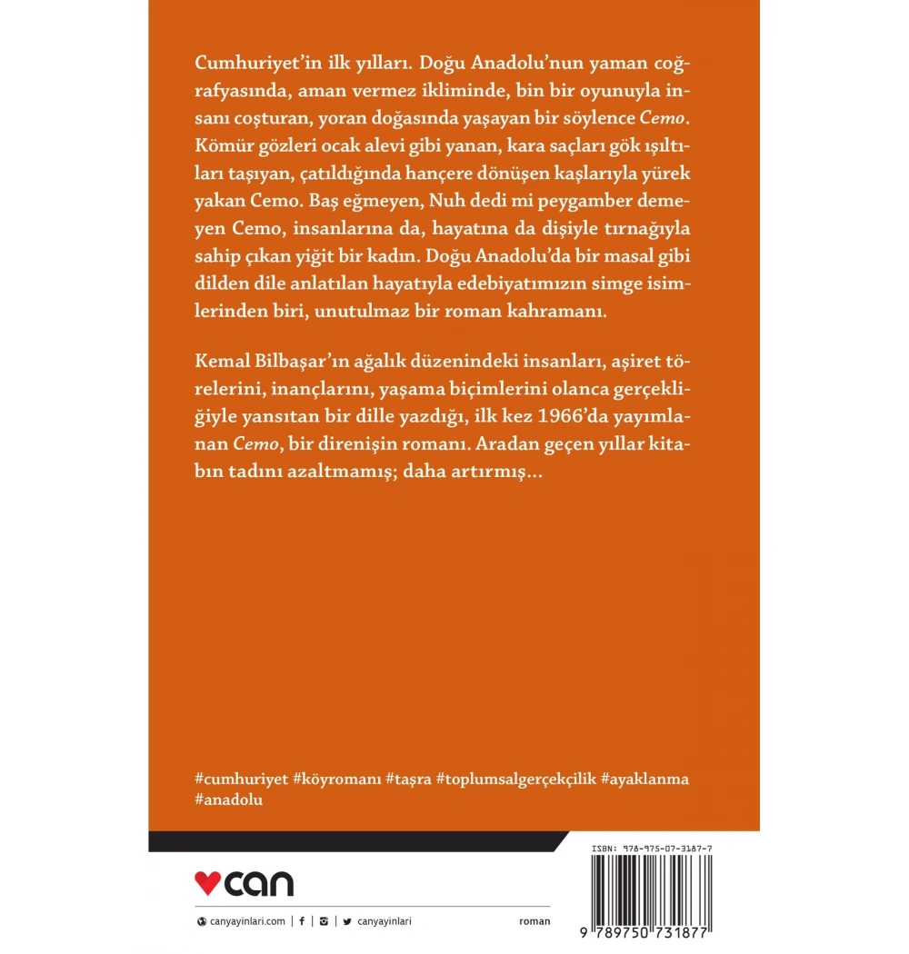 Cemo Kemal Bilbaşar Can Yayınları