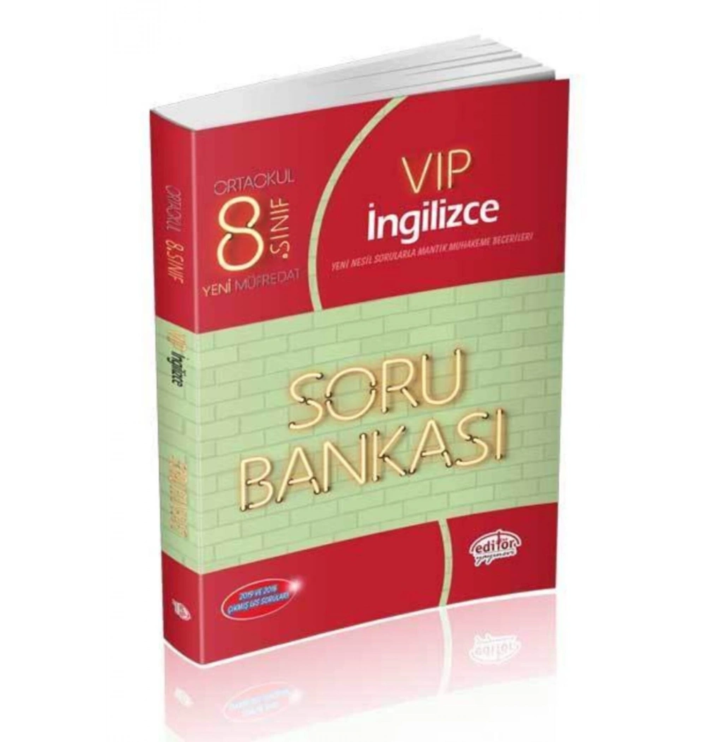 Editör 8.Sınıf Vip İngilizce Soru Bankası