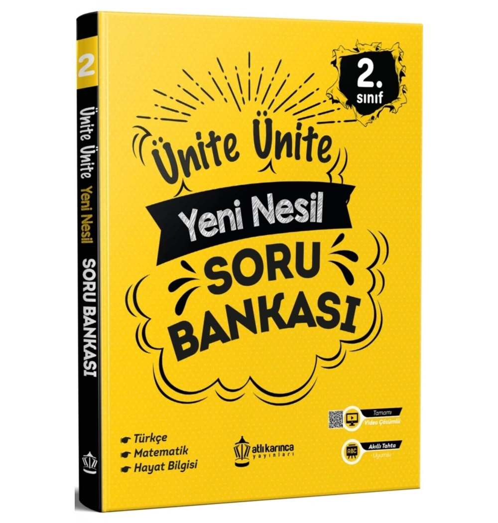 2.Sınıf Ünite Ünite Yeni Nesil Soru Bankası Atlıkarınca