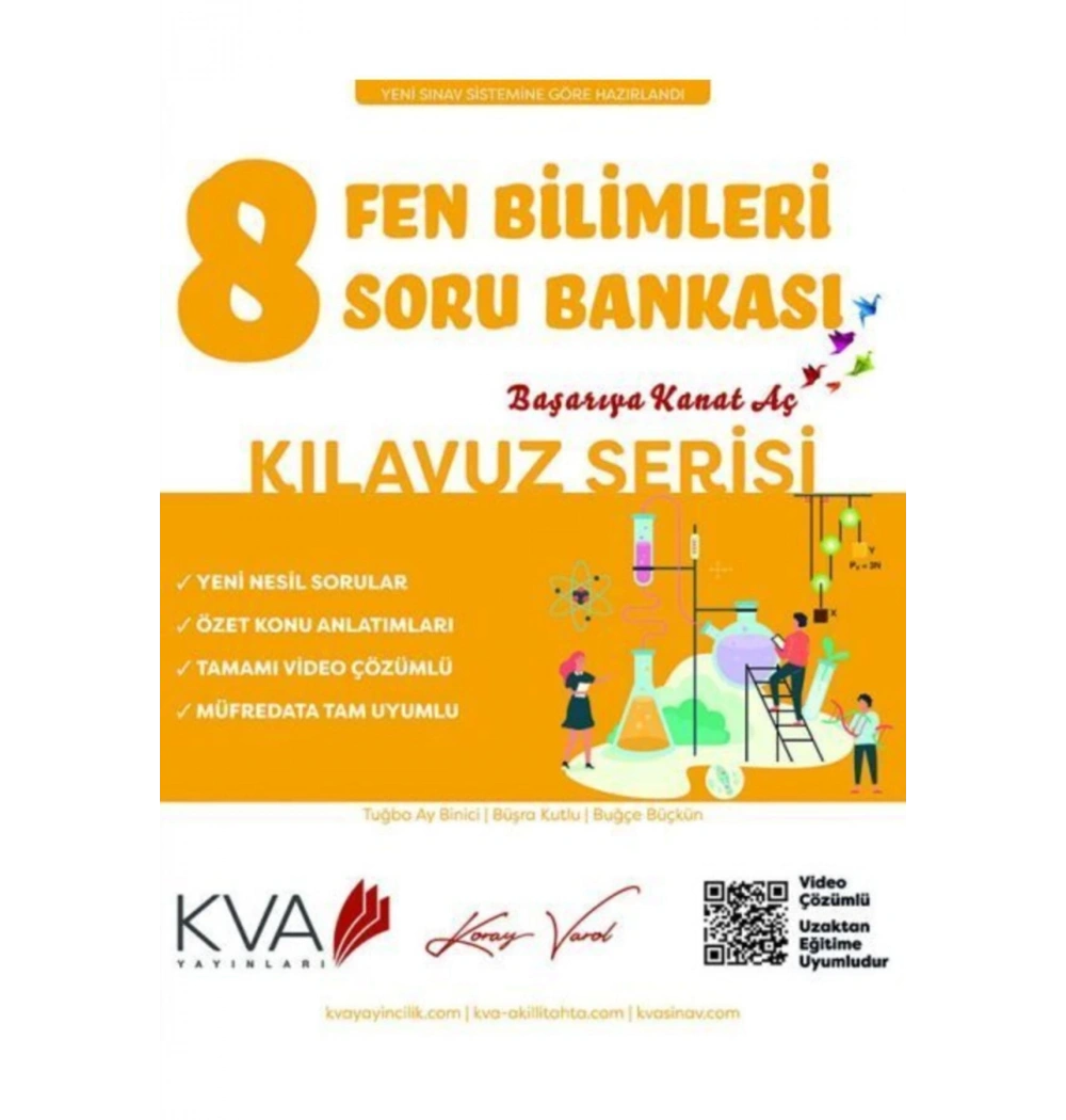 Kva 8.Sınıf Fen Bilimleri Soru Bankası Kılavuz Serisi