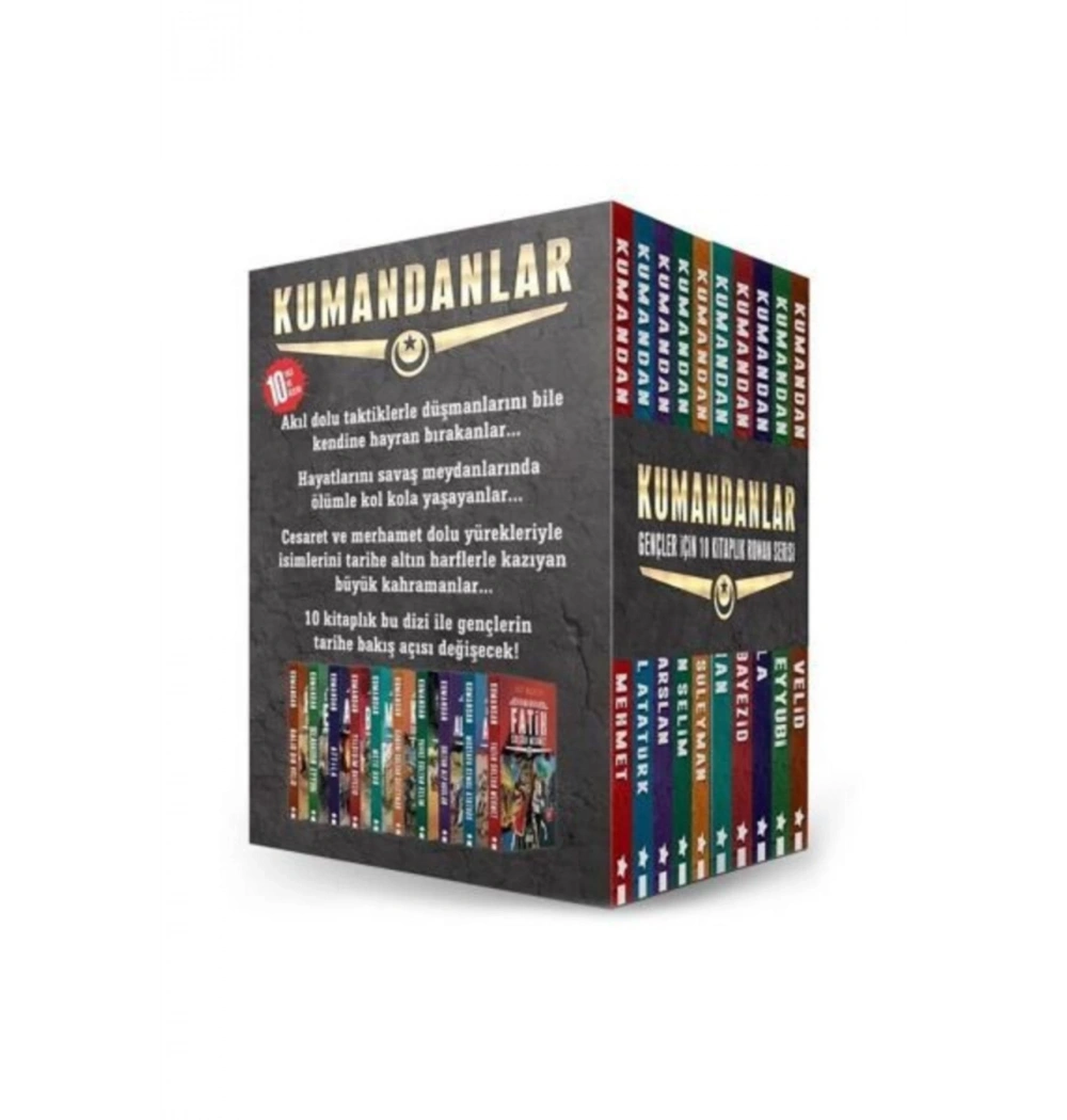 Kumandanlar Seti 10 Kitap   Yiğit Recep Efe     Yediveren