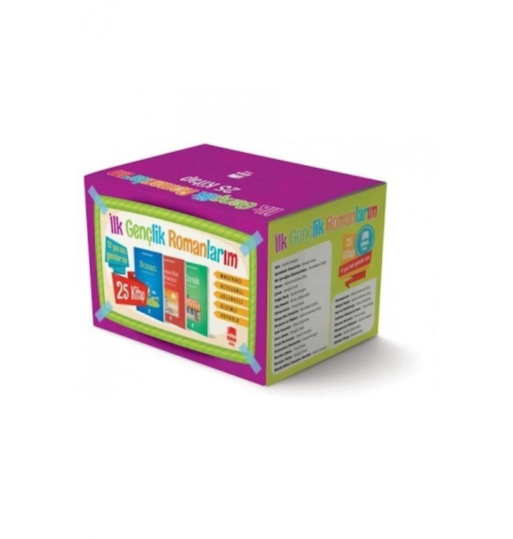 İlk Gençlik Romanlarım 6-7-8.Sınıf 25 Kitap-F031-Ema Kitap