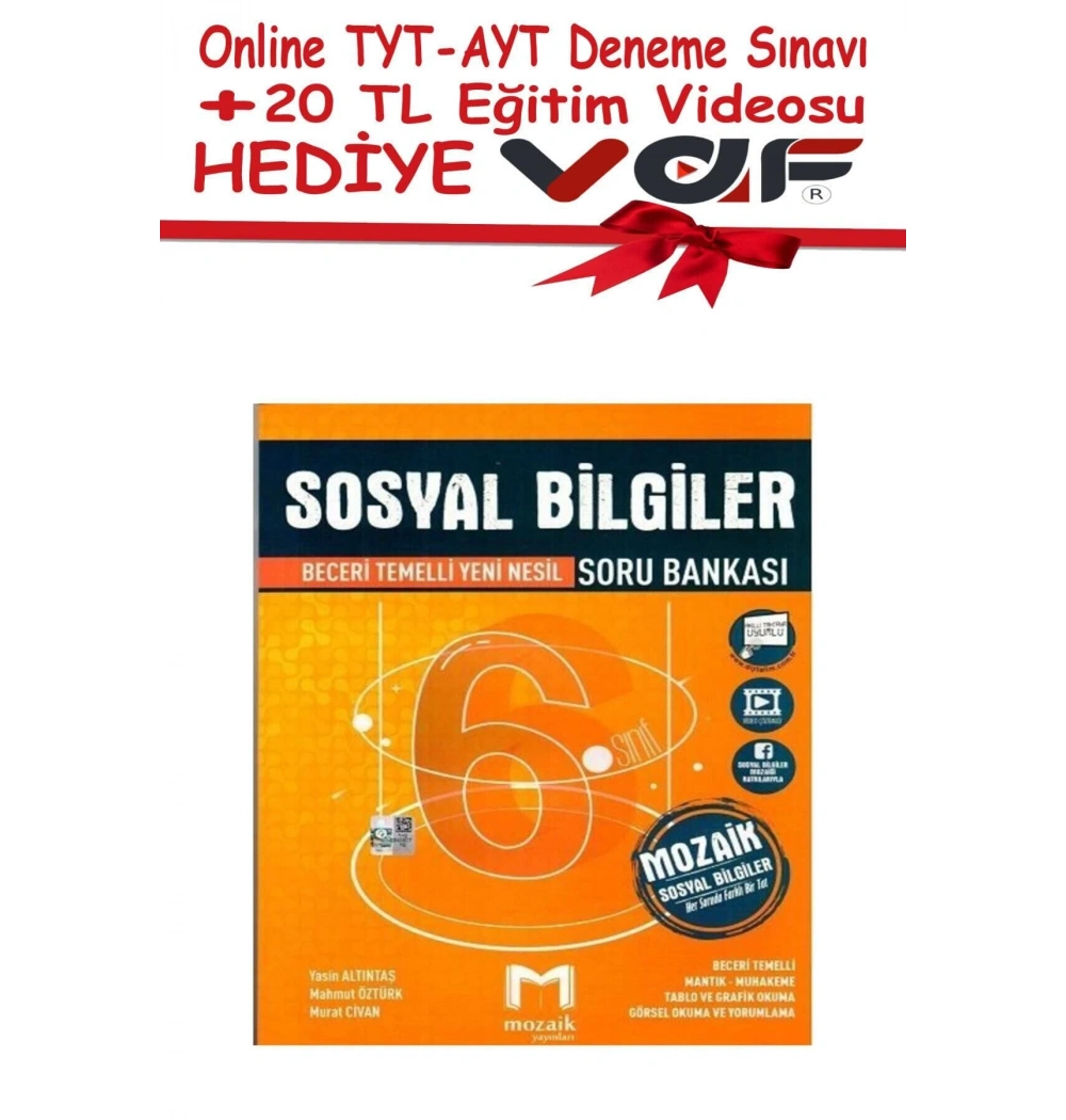 Mozaik 6.Sınıf Sosyal Bilgiler Soru Bankası
