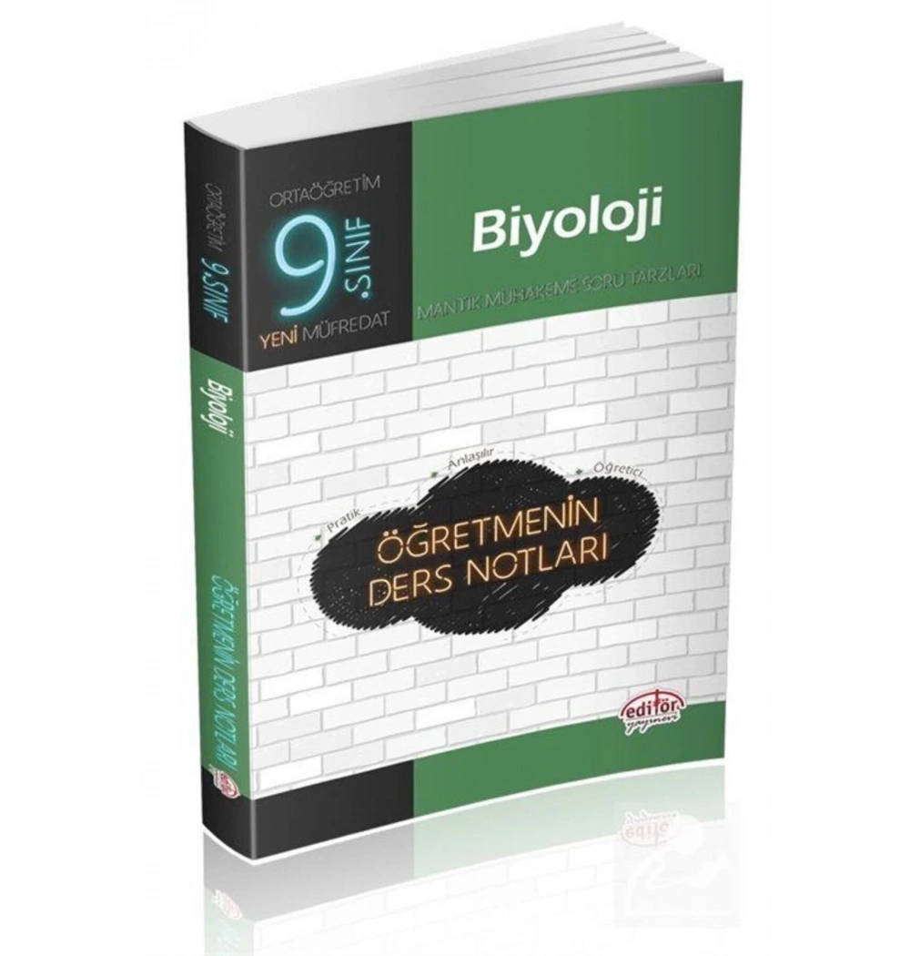 9.Sınıf Biyoloji Öğretmenin Ders Notları   Editör