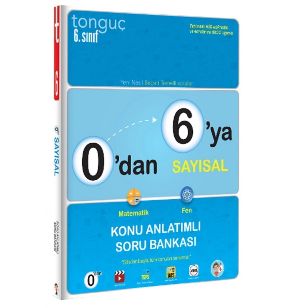 Tonguç 0 Dan 6 Ya Sayısal Konu Anlatımlı Soru Bankası