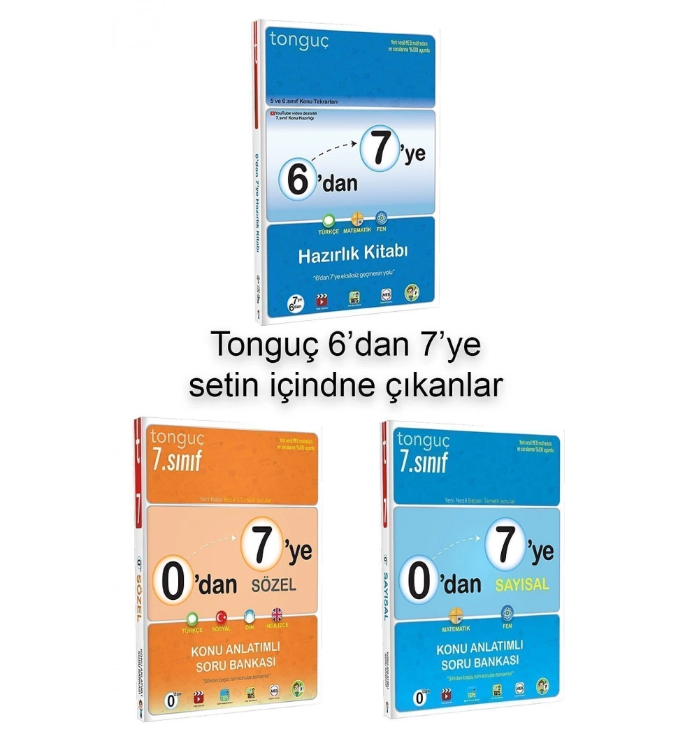 Tonguç 6 Dan 7 Ye Hazırlık Seti