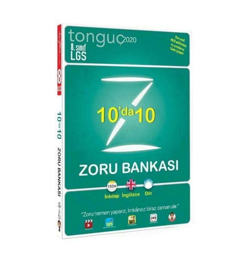 Tonguç 8.Sınıf 10 Da 10 Zoru Bankası