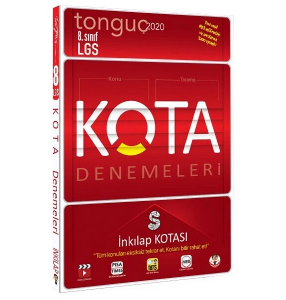 Tonguç 8.Sınıf Tüm Dersler Kota Denemeleri Set