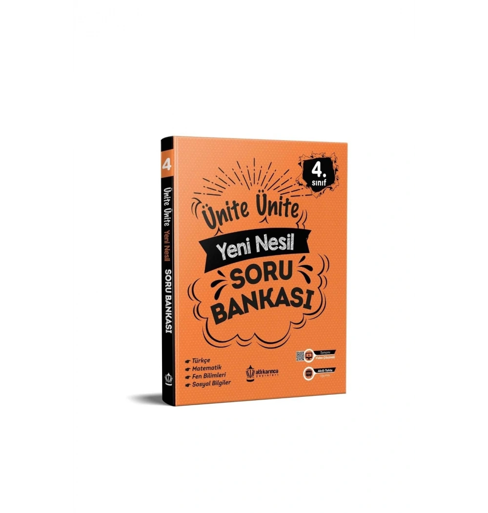 4.Sınıf Ünite Ünite Yeni Nesil Soru Bankası Atlıkarınca