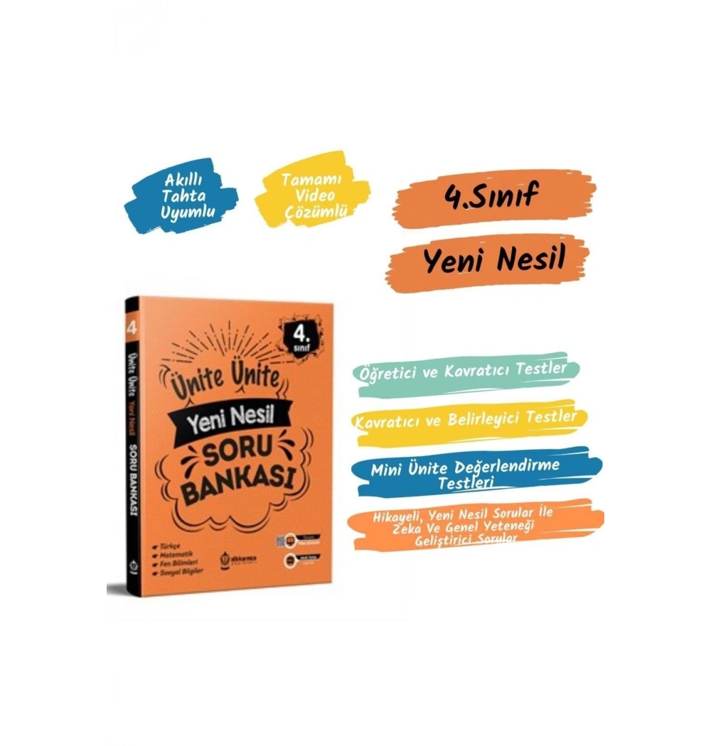 4.Sınıf Ünite Ünite Yeni Nesil Soru Bankası Atlıkarınca