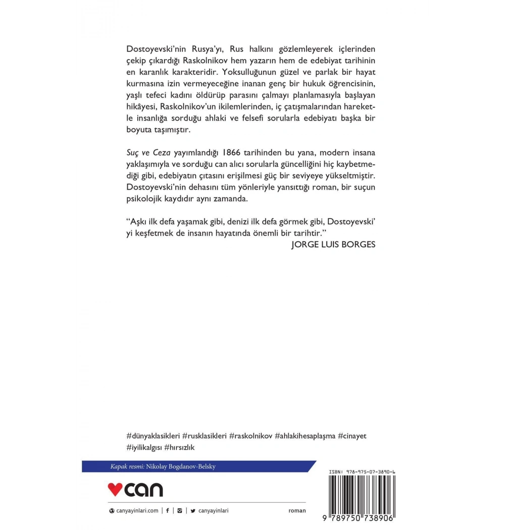 Suç Ve Ceza Fyodor Dostoyewski Can Yayın