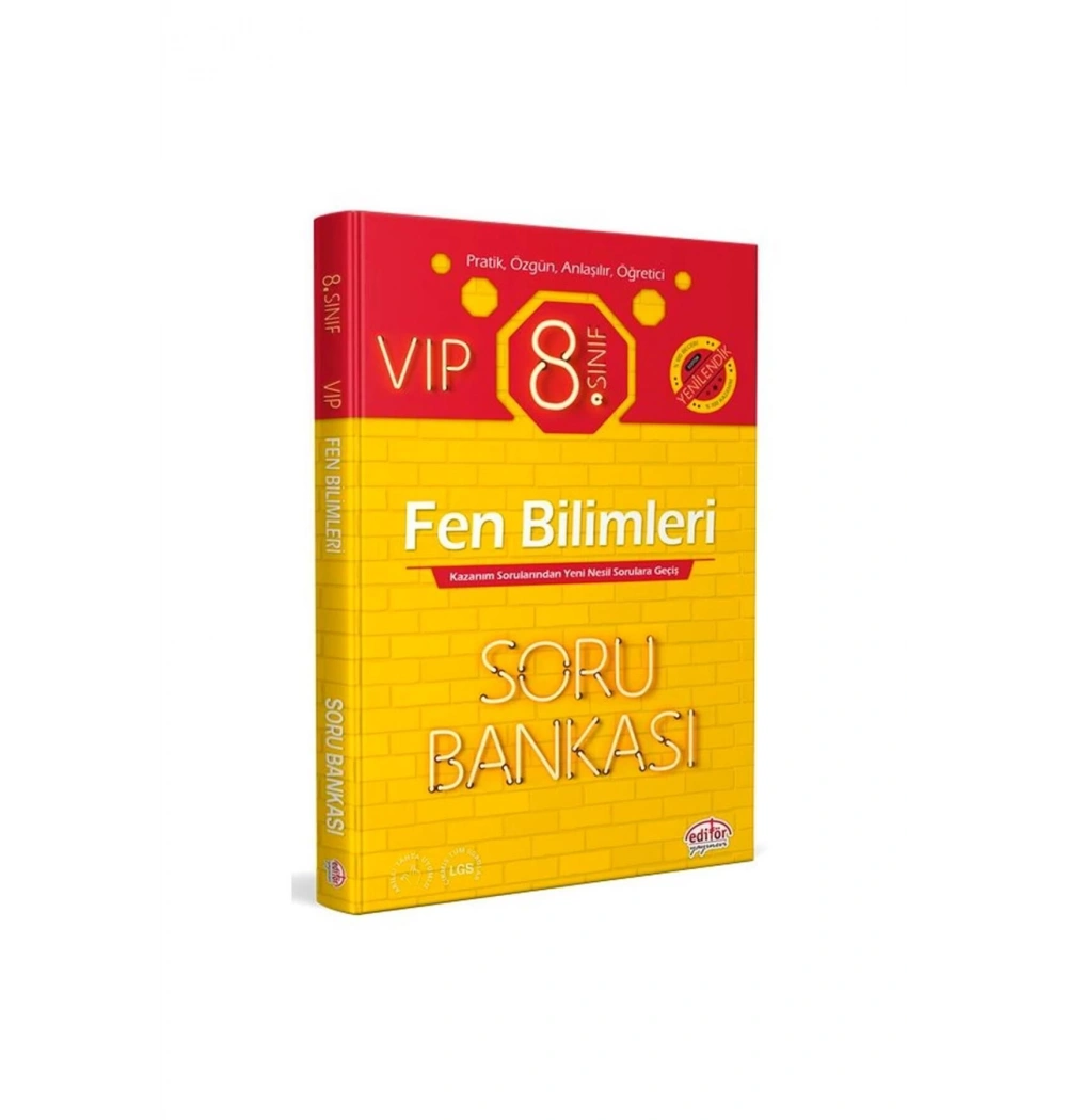 Editör 8.Sınıf Fen Bilimleri Soru Bankası