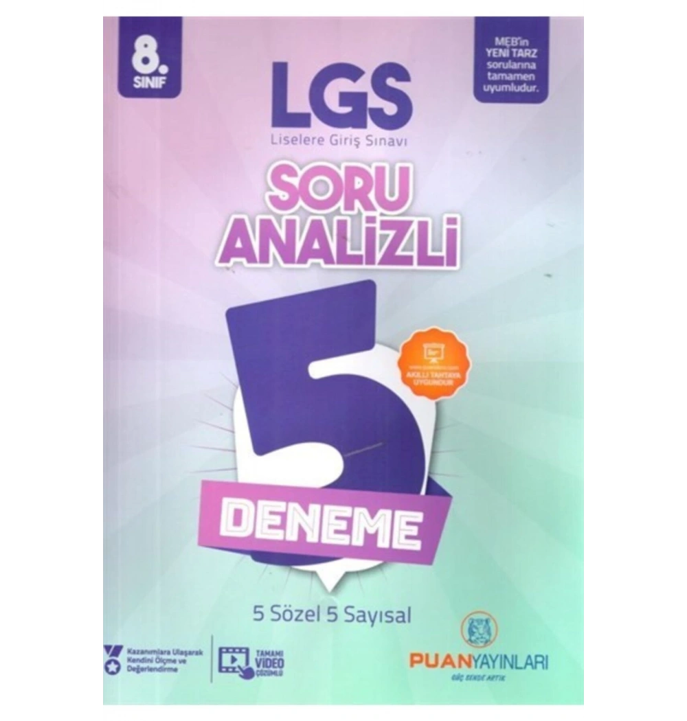 8.Sınıf Lgs 5 Deneme Puanyayinlari