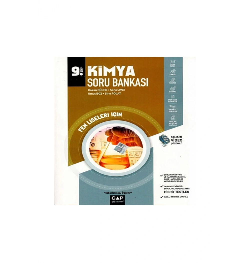 Çap 9.Sınıf Kimya Soru Bankası Fen Liseleri