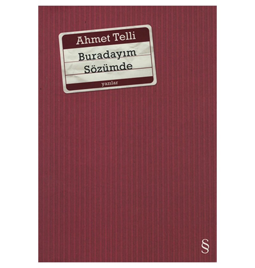 Buradayım Sözümde. Ahmet Telli   Everest