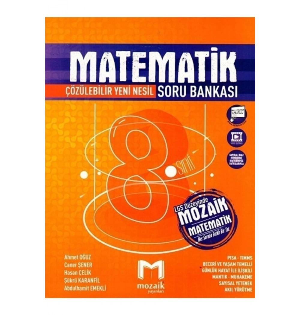 Mozaik 8.Sınıf Matematik Yeni Nesil Soru Bankası