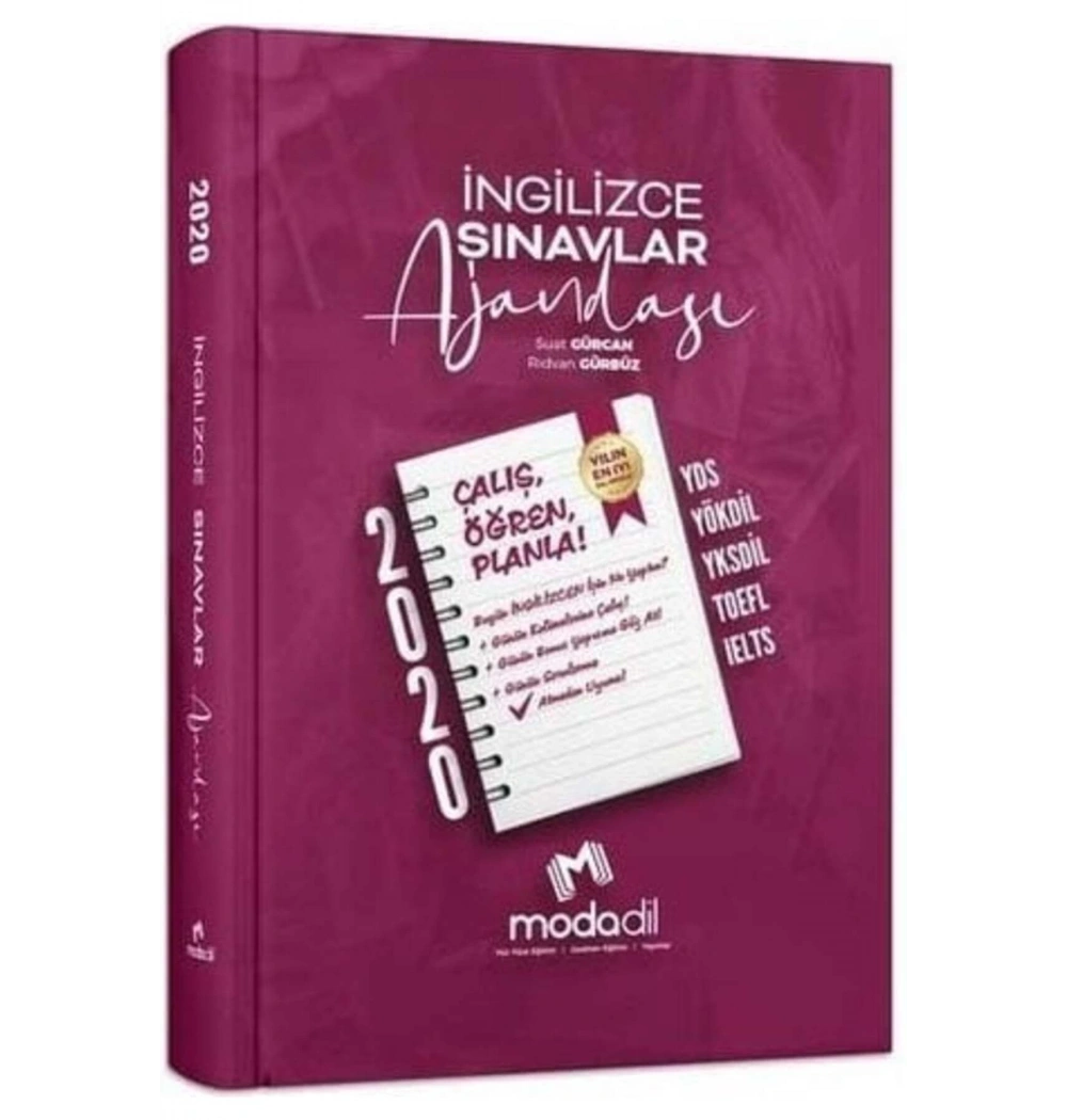 Modadil İngilizce Sınavlar Ajandası 2020